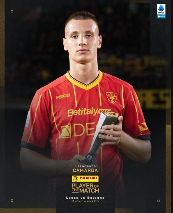 补时绝平！米兰外租小将卡马达被评为2-2博洛尼亚全场最佳球员