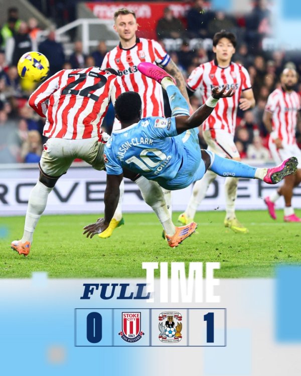 倒钩致胜球  榜2！考文垂近9轮8胜，兰帕德率队5分领跑英冠